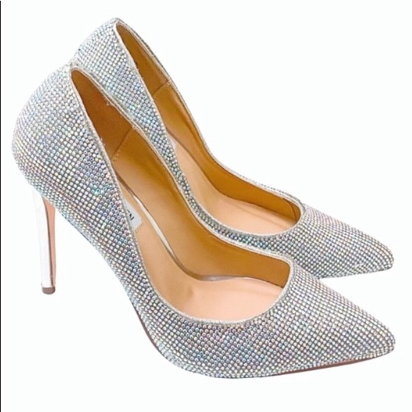 STEVE MADDEN Altisha Crystal Rhinestone Covered Pumps - Picture 4 of 5